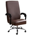 thumbnail image 1 of Shukii Waterproof Office Chair Covers Computer Chair Slipcovers Desk Chair Cover Universal Chair Protectors For Rotating Chair(Coffee,Small), 1 of 7