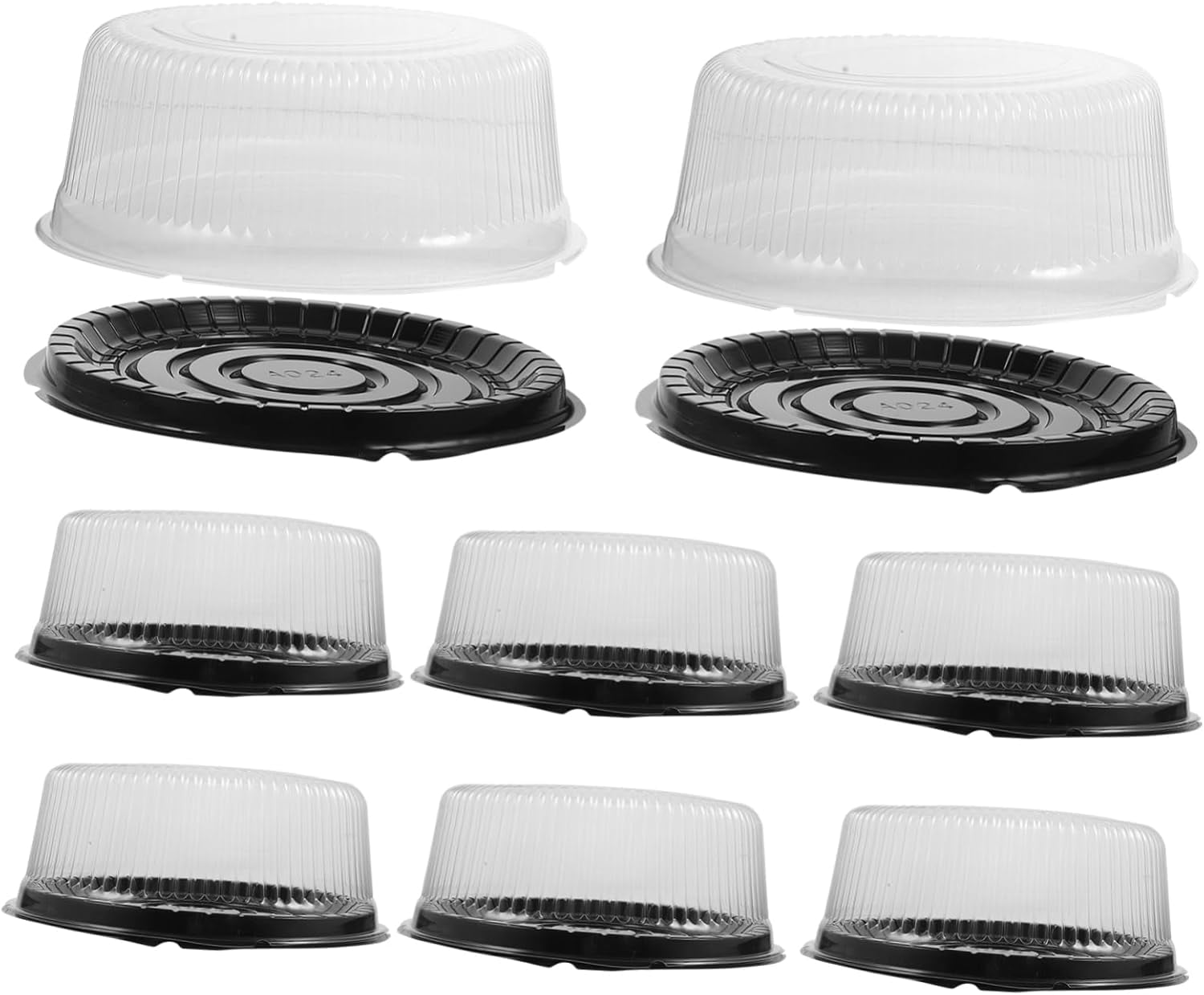 Shukong 10pcs Cake Box Cake Dome Container Dessert Carrier Transparent ...
