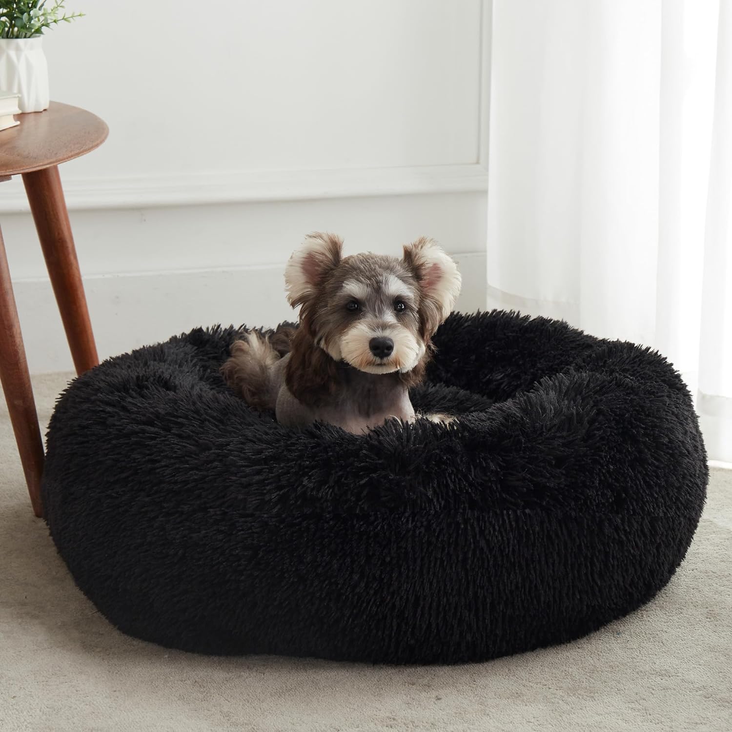 Fluffy Pet Blankets-Soft Faux Fur, Anti-Anxiety Cozy Throws for Cats and Dogs, M 80*55cm apricot colour main image 0