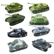 Shulemin 1/72 Tank Model DIY Assemly Puzzles Toy Kids Collectible,Grey Bear Stug