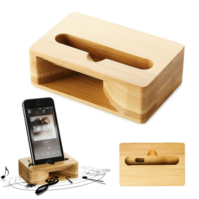 Mobile Phone Stand Made of Wood Cell Phone Holder Smartphone