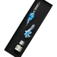 thumbnail image 1 of Shulemin Glass Dip Pen,Floral Vintage Glass Dip Signature Fountain Pen Ink Writing Tool Stationery Gift Sky Blue, 1 of 7