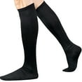 thumbnail image 1 of Shulemin Men Sport Football Baseball Hockey Soccer Long Socks Over Knee High Socks Black, 1 of 8