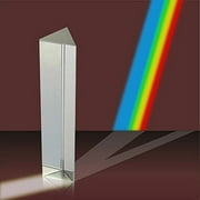 Shulemin Triangular Optical Glass Prism Light Spectrum Physics Teaching Toy 15cm