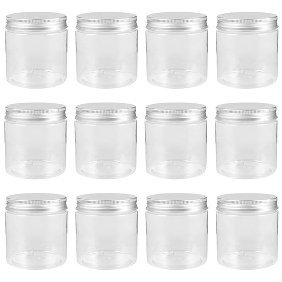 Shuliwen 200ml Wide Mouth Airtight Bottle 12pcs Kitchen Clear Storage Containers