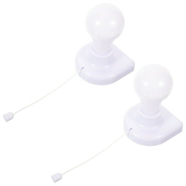 Shuliwen 2Pcs Pull Chain Wall Mount Light Fixture for Bedroom Cabinet