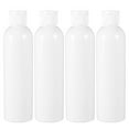 thumbnail image 1 of WASHWEPE Empty Plastic Bottles Storage Bottles White PET 4Pcs, 1 of 10