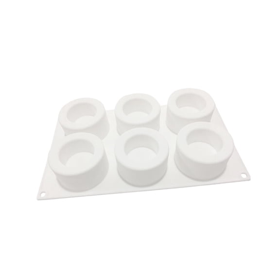 WASHWEPE Chocolate Moulds Silicone Cake Mould Refrigerator Safe Home Bakers Birthday 6Set