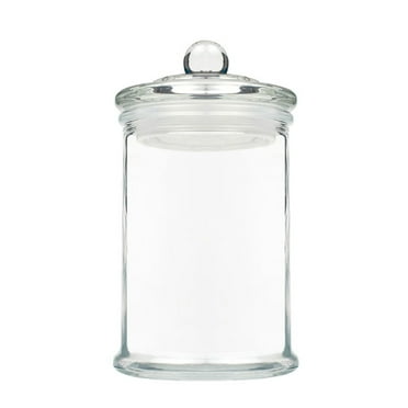 Shuliwen 750ml Glass Apothecary Jars for Bathroom Storage