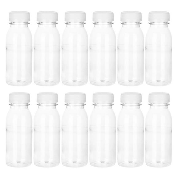 Shuliwen Bottles Bottle Plastic Juice Clear Water Empty Drink Containers Beverage Smoothie Juicing Drinking Reusable Jars Milk