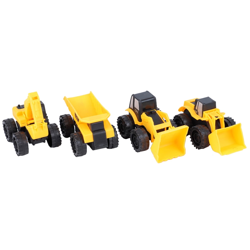 Shuliwen Engineering Truck Toy 4pcs Construction Vehicle Model Plastic ...