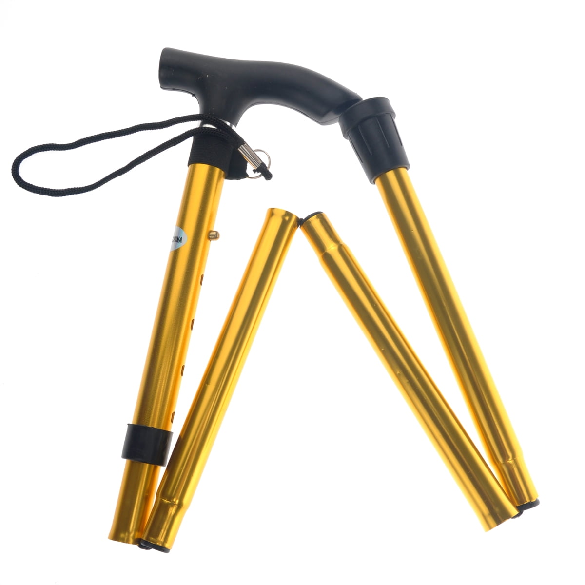 Shuliwen Folding walking stick Nonslip Adjustable Height Aluminum
