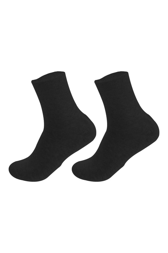 Men's Cotton Repair Socks for Dry Feet (2pcs, Black)