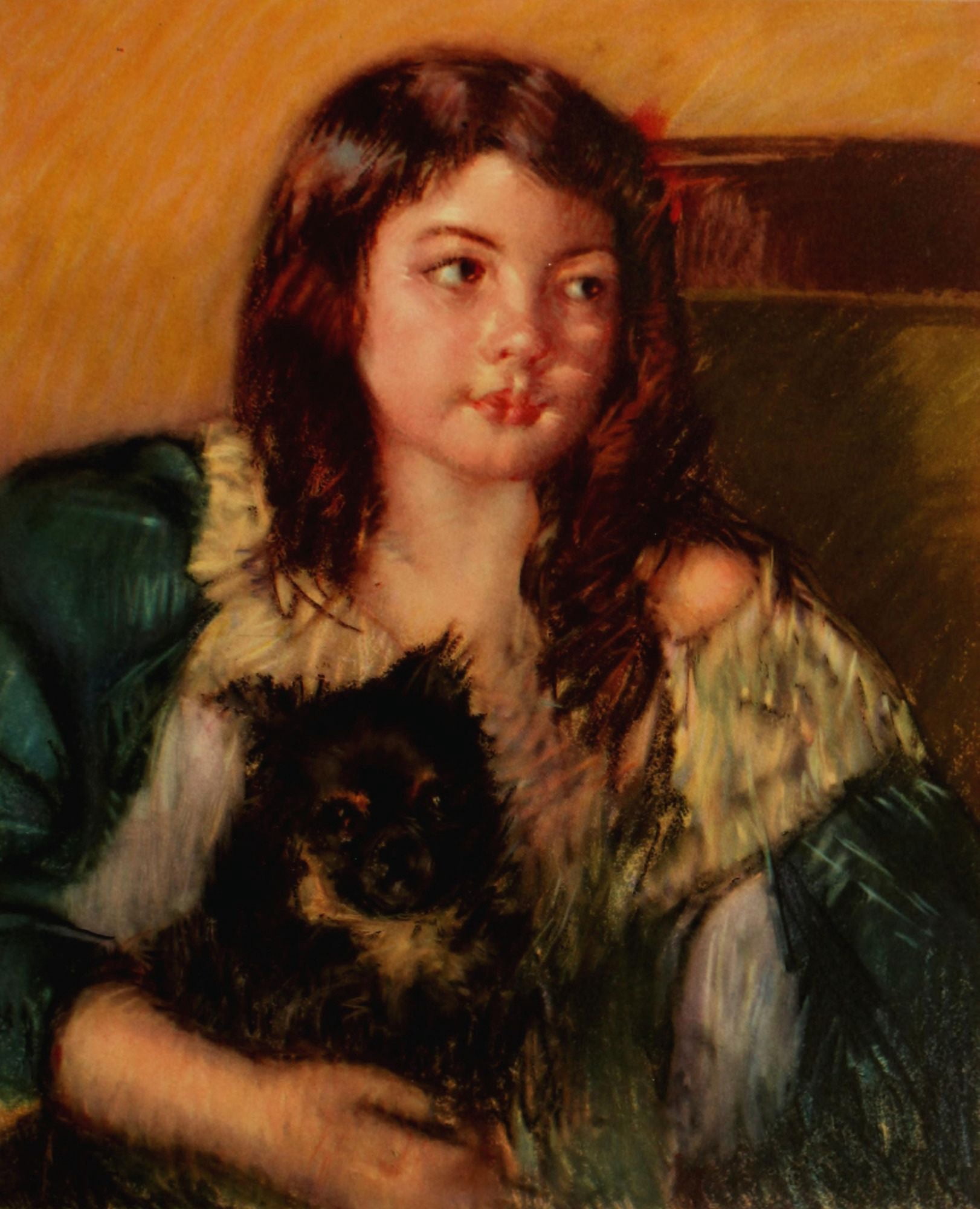 Girl With Dog 1908