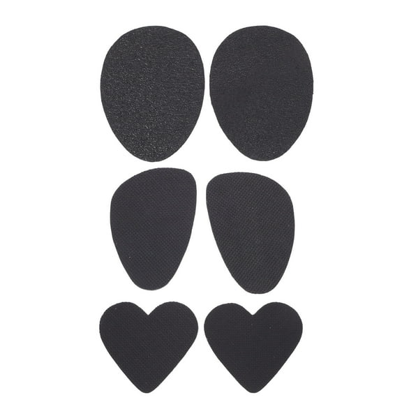 Shuliwen Sole Pads 3 Pairs of Non-Skid Shoes Pads Grip Sole Stick Protectors Shoes Supplies (Black)