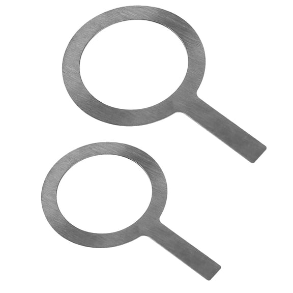 Shuliwen Stainless Steel Cup Rings (2pcs) for Coffee/Tea Shop & DIY Brulee