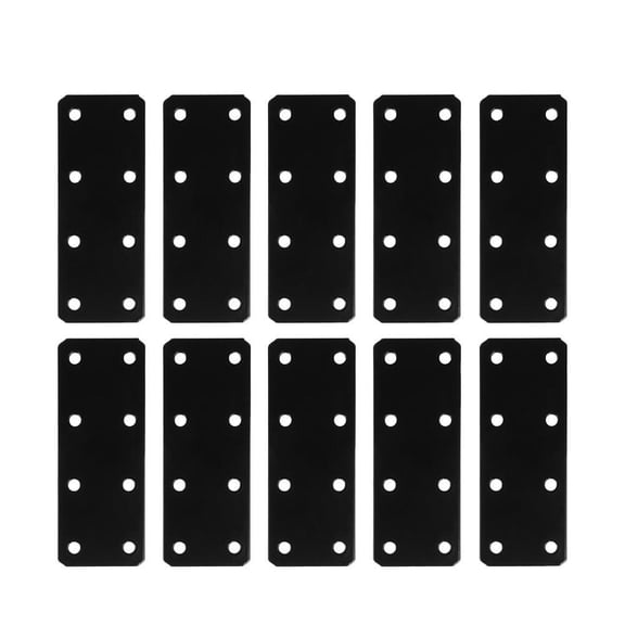 Shuliwen Straight Brace 10pcs Flat Straight Brace Bracket Solid Mending Plate Repair Fixing Replacement