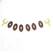 Shuliwen football banner 3 Meters Rugger Cutouts Football Party Banners Birthday Bunting Garland For Rugby Game Birthday Party Decor