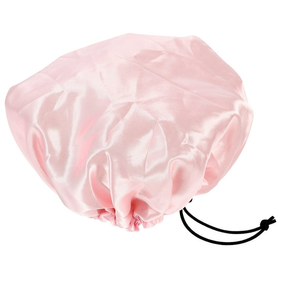Shuliwen kids sleeping hat Kids Double Layer Sleeping Elastic Sleeping Hat Adjustable Sleeping Head Cover (Pink)