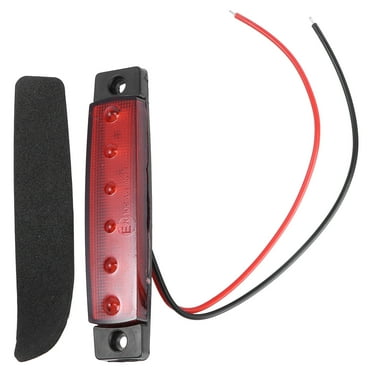 Shuliwen led tail lights 6 LED 12V Trailer Trunk Tail Light Replacement Led Trailer Taillight/Turn Signal/Brake/Marker/Tail LED Light (Red)