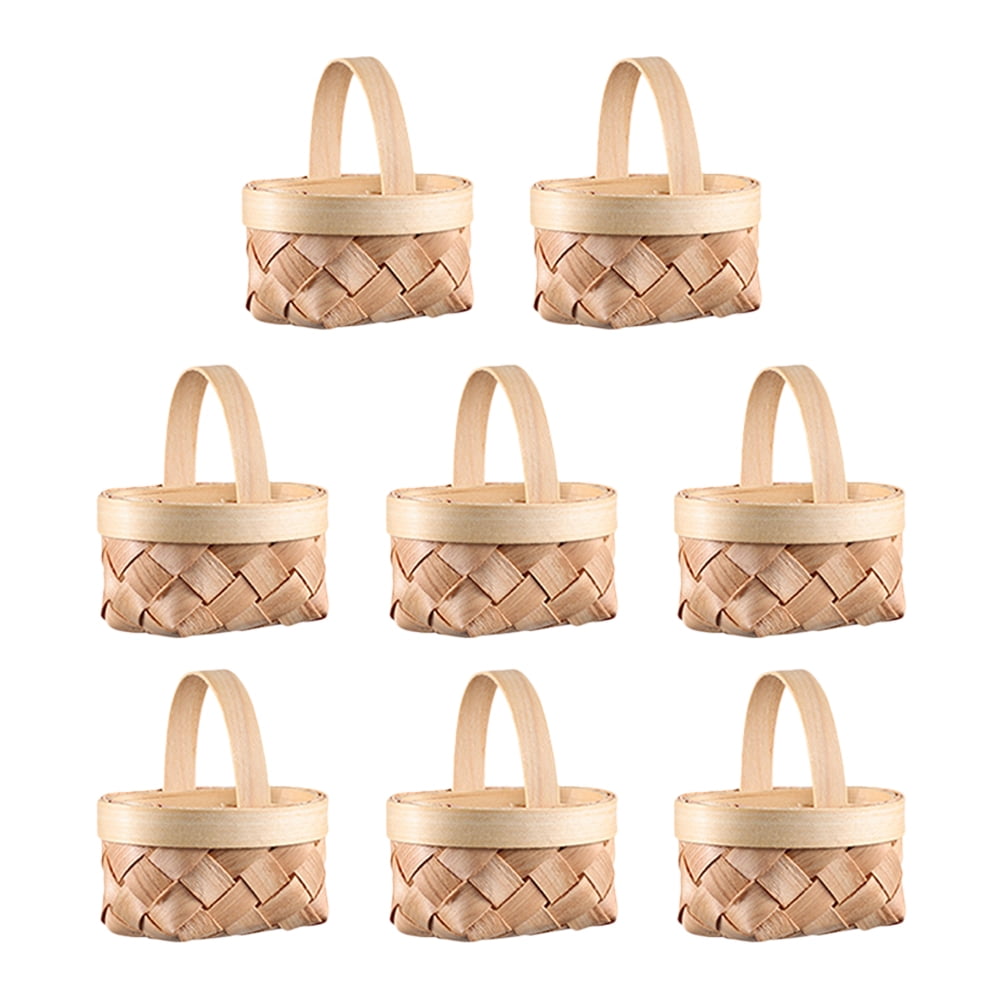 Shuliwen mini basket 8pcs Mini Baskets Small Woven Holiday Candy ...