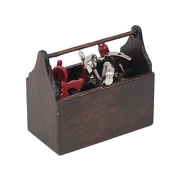 Shuliwen mini tool kit 1 Set Mini House Tools and Tool Box Mini Repaired Tools Mini Outdoor Tools