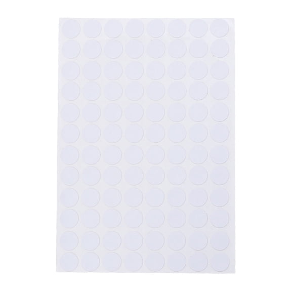 WASHWEPE PVC Screw Hole Cover Waterproof Non Slip Conceal Screw Holes 96Pcs Sheet 5.7x5.7x0.04In