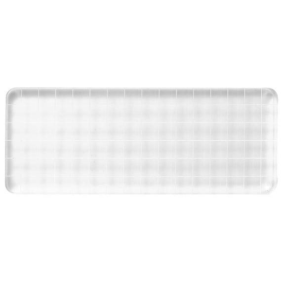 Shuliwen seal stamp block Creative Transparent Stamp Blocks Acrylic Clear Stamping Blocks Set Essential Stamping Tools for Home School Scrapbooking Crafts Making (Transparent)