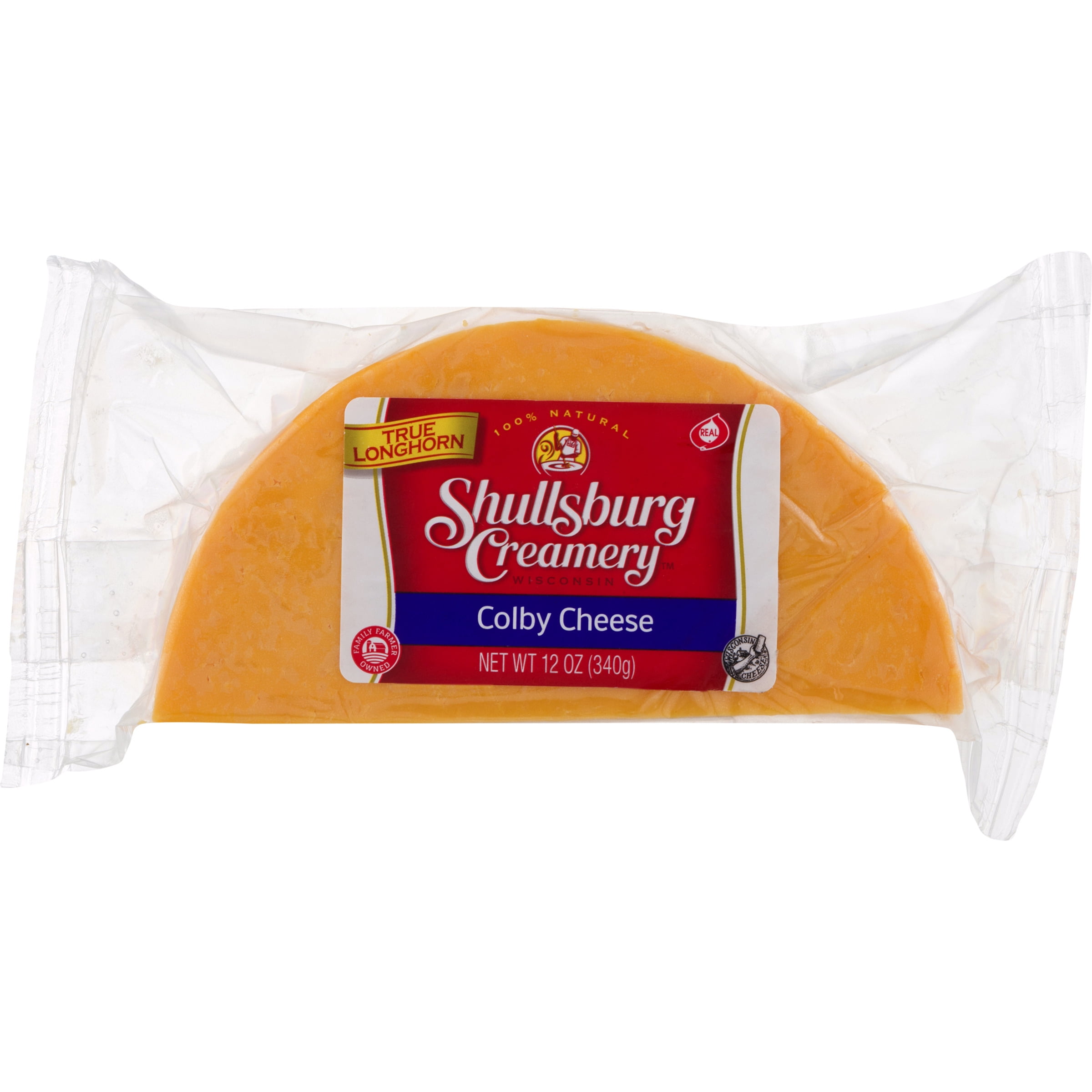 Shullsburg Creamery Half Moon Colby Cheese, 12 oz