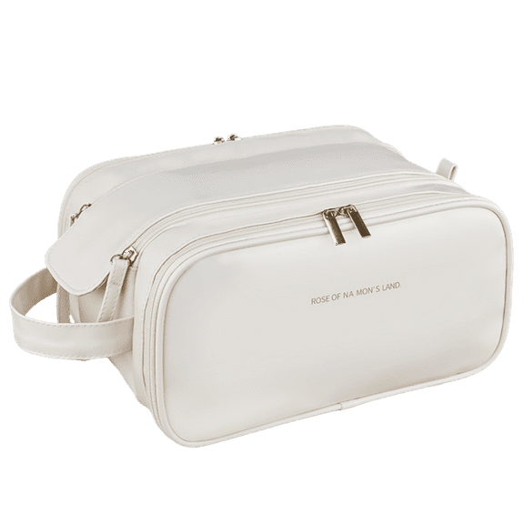 Shumics Makeup Bag, Waterproof Makeup Organizer, L﻿arge Capacity Cosmetic Bag