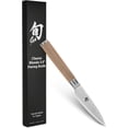 thumbnail image 1 of Shun Classic Blonde 3.5" Paring Knife, VG-MAX Core with Damascus Stainless Steel Cladding, Pakkawood Handle, Fruit and Vegetable Knife, 1 of 7