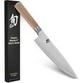 thumbnail image 1 of Shun Classic Blonde 8" Chef’s Knife, VG-MAX Core with Damascus Stainless Steel Cladding, Pakkawood Handle, Japanese Chef Knife, 1 of 7