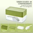 thumbnail image 1 of ShunRuiPi New Ice Cubes Maker, Ice Cubes Molds Ice Box Small Household Refrigerator Easy-release Ice Lattice With Cover Ice Lattice, Ice Pops, Popsicles Molds Small, 1 of 5