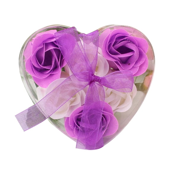 ShunRuiPi Black and Friday Home Kitchen 2024 6Pcs Scented Rose Flower Bath Body Soap Wedding Party Gift, Artificial Flowers for Outdoors, Real Touch Flowers