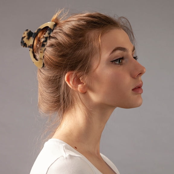 ShunRuiPi Claw Clip - Strong Grip, Comfortable Open Cutout Design - I for Long, Thin To Medium, Curly, Or Wavy Hair - for All Hair Textures, Wall Decor, Gifts For Him