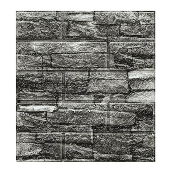 ShunRuiPi DIY Self Adhensive Brick Pattern Wallpaper Sticker for Home Wall Decoration Wall Paper Wall Panel Wallpaper Kid Room, Halloween Party Favors Under