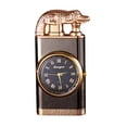 thumbnail image 1 of ShunRuiPi Double Fire Switching Lighter with Quartz Watch Metal Inflatable Windproof Blue Flame Lighter Fashion Gift, Lighters Bulk, Lighters, Candle Lighter, 1 of 2
