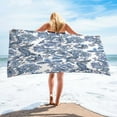 thumbnail image 1 of ShunRuiPi Microfiber Beach Towel Super Lightweight Colorful Bath Towel Sandproof Beach Blanket Multi-Purpose Towel for Travel Swimming Pool 30x60 Inch, Beach Towel, Lightweight Beach Towel, Pool Towel, 1 of 7