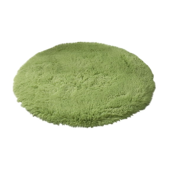 ShunRuiPi Black and Friday and Cyber and Monday Round Carpet Home Living Room Sofa Floor Mat Bedroom Bed Long Hair Silk Wool Color Mat, Entryway Rug, Outdoor Rugs