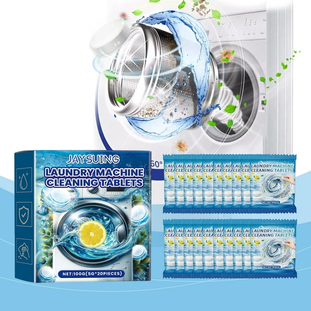 ShunRuiPi Washing Machine Foamer Tablets, Washing Machine Cleaner, Clean The Inside Of Washing