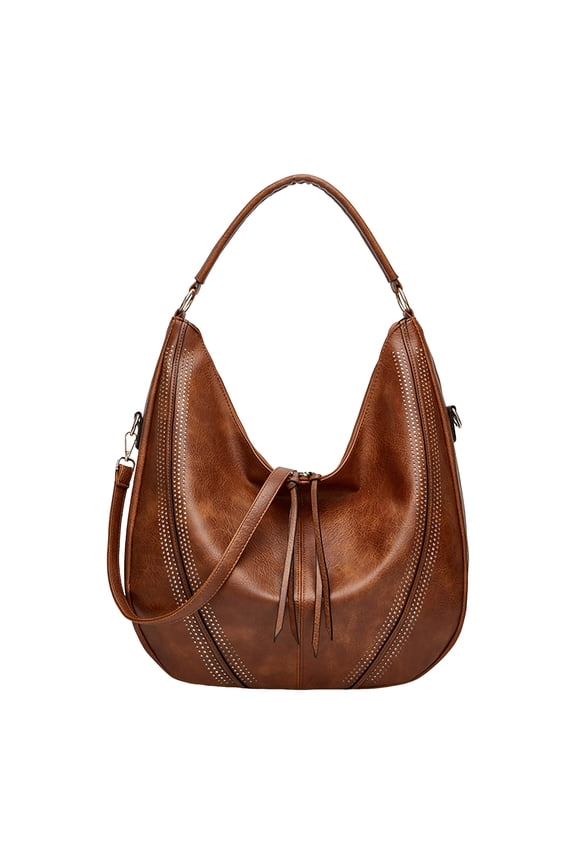 Women Oversized Hobo Bags PU Leather Top Handle Handbags Crossbody Shoulder Bag Tote Bag Purses