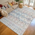 thumbnail image 1 of Shunda K Moroccan 8x10 Rugs for Living Room, Large Washable Area Rug Ultra-Thin Soft Carpet, Oriental Trellis Bedroom Rug Distressed Non Shedding Throw Rug for Living Dining Room Office (8x10ft, 05), 1 of 6
