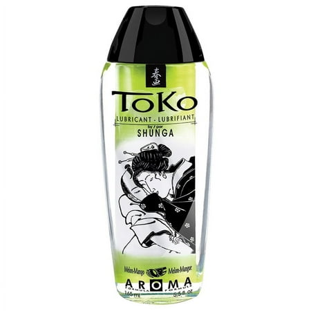 Shunga Toko Aroma Flavored Water Based Personal Lubricant, Melon Mango 5.5 oz, Lube,Water Based,Gel
