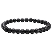 Shungite Crystal Bracelet - 6mm Beaded Bracelet and Healing Stones