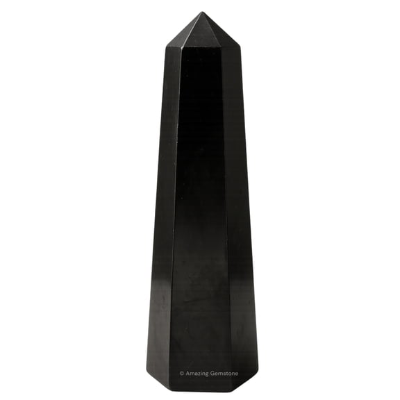 Shungite Crystal Tower Obelisk Point (2" to 3" INCH)