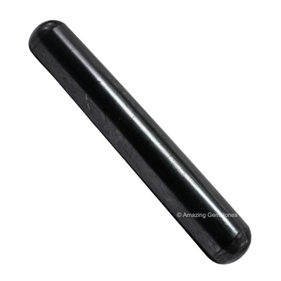 Shungite Crystal Wand Massage Stick (Smooth)