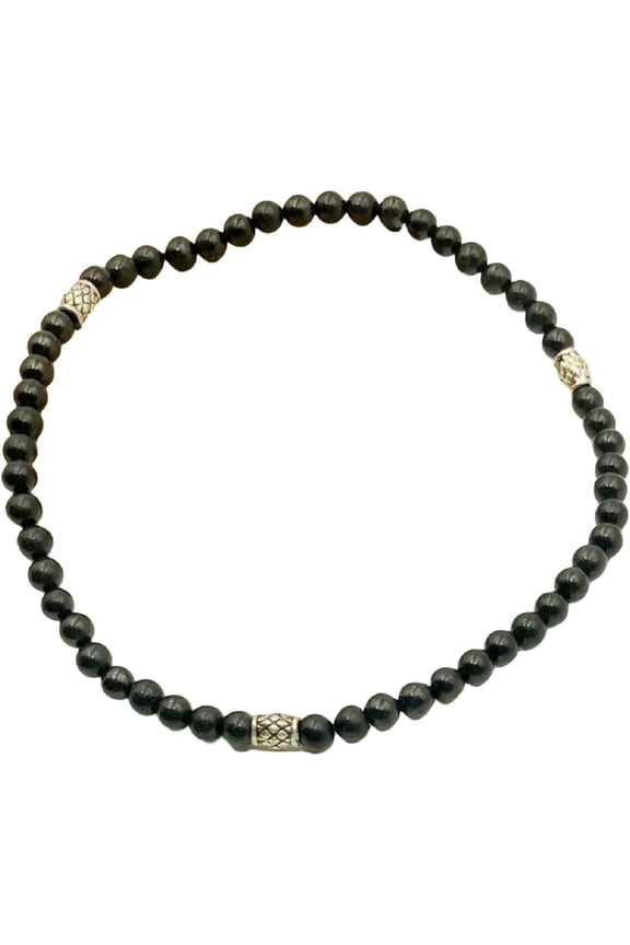 Shungite Stones Shungite Protection Shungite Stone Anklet For Women Shungite Crystal Shungite Beads[o7381]