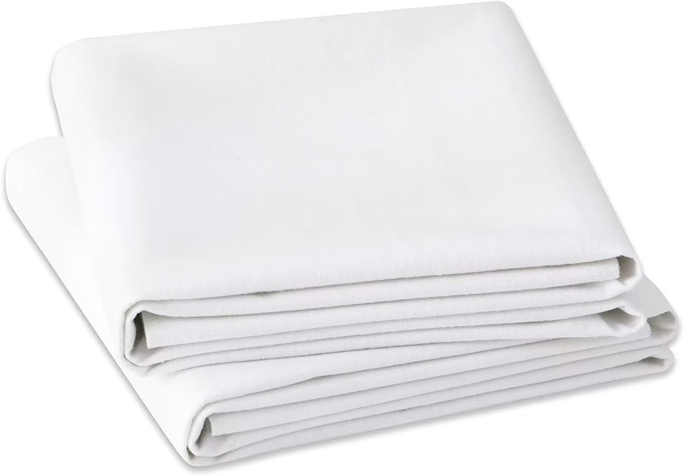 Shunjie.Home 2 Pack Waterproof Crib Mattress Protector Pad 27" x 39", Washable Flannel Crib Pad