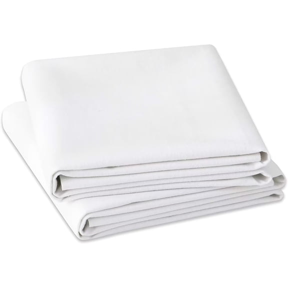 Shunjie.Home 2 Pack Waterproof Crib Mattress Protector Pad 27" x 50", Washable Flannel Crib Pad