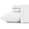thumbnail image 1 of Shunjie.Home Bed Sheets Set 4 Pieces, 600 TC 100% Egyptian Cotton Bed Sheets, Breathable, Soft & Silky Sateen Weave Fits Mattress 8" Up to 18" Deep Pocket (White, King), 1 of 8